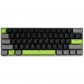 61 Keys Myrtle Starlight Toxic ANSI PBT Doubleshot Backlit Keycaps Set OEM Profile for MX Mechanical Gaming Keyboard GH60 GK61 RK61/ALT61/Annie/poker